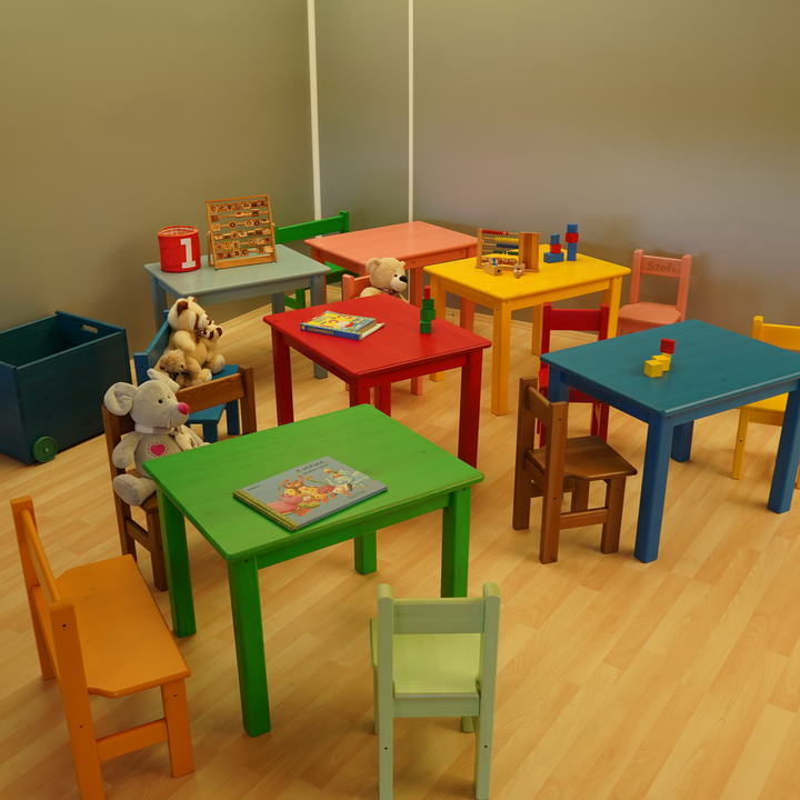 Leo children table | gaming table | pine solid wood | 100% organic solid wood