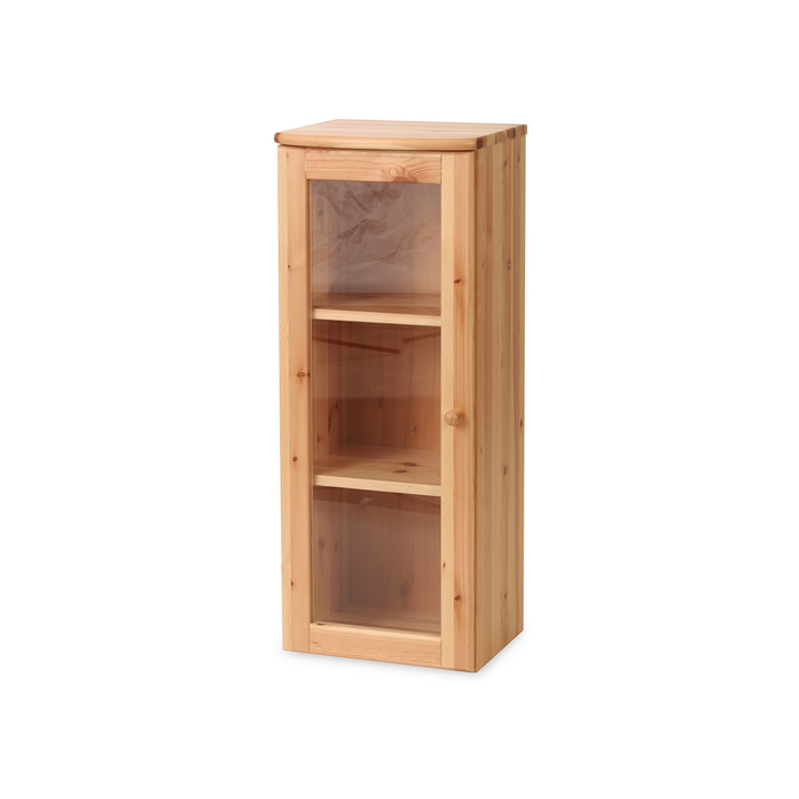 Claudia upper cabinet | glass door | 1-door | 100% organic pine solid wood