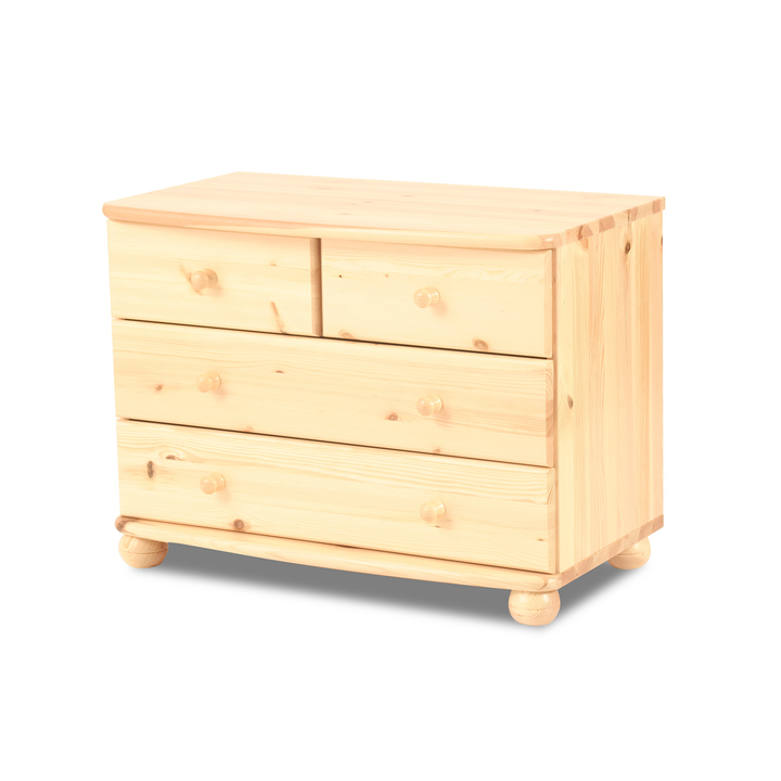 Eva dresser sideboard | Sideboard | 2-large 2-small drawers| 100% organic solid wood