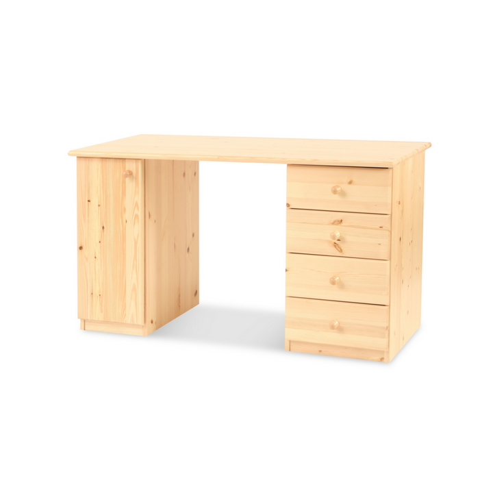Claudia desk/office table 1-door | 4 drawers | 100% organic pine solid wood
