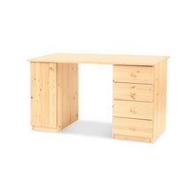 Claudia desk/office table 1-door | 4 drawers | 100% organic pine solid wood