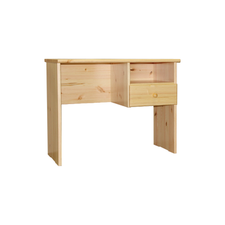 Marcus Schreibtisch aus Kiefer Massivholz, 1-Schublade und 1-Regalfach