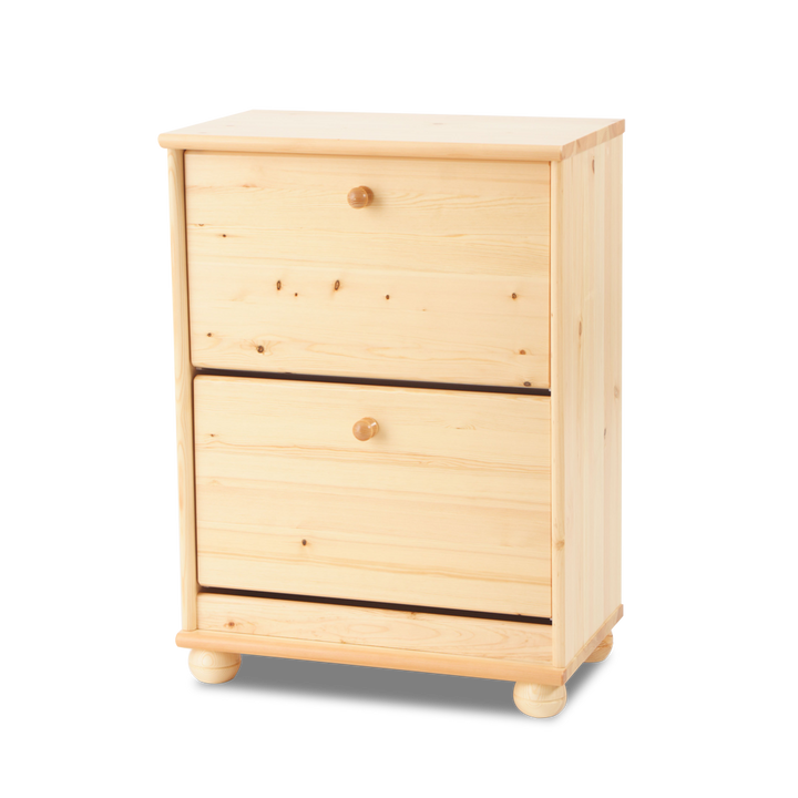Claudia shoe cabinet / shoe tipper | 2-door | 100% organic pine solid wood