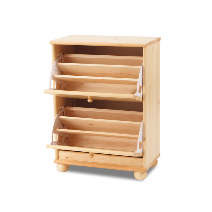 Claudia shoe cabinet / shoe tipper | 2-door | 100% organic pine solid wood