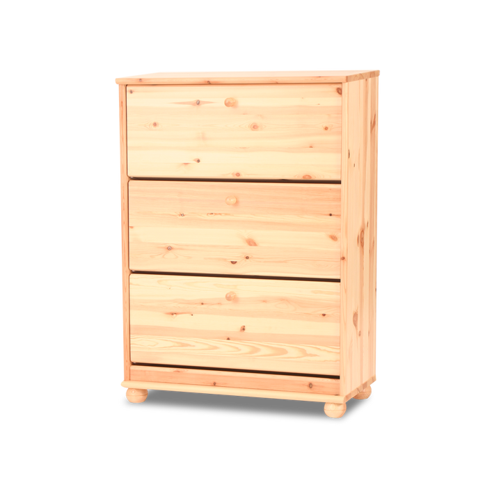Claudia shoe cabinet / shoe tipper | 3-door | 100% organic pine solid wood