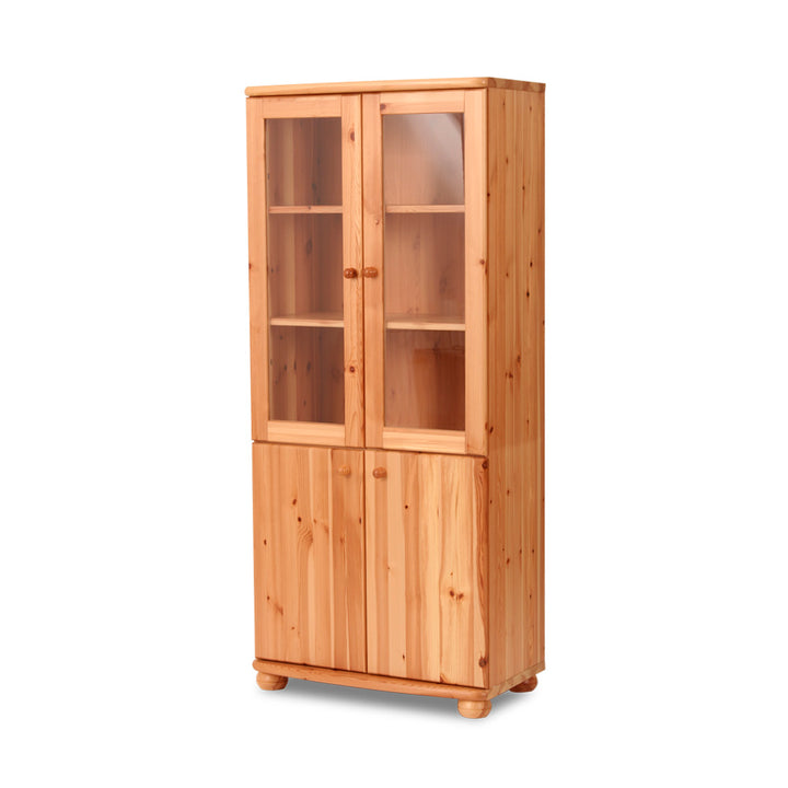 Claudia buffet cabinet showcase V.2 | 4-door | 100% organic pine solid wood