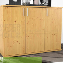 Nobis Kommode 120 Bio Kiefer | 3-türiges Sideboard aus 100% massivem Kiefernholz