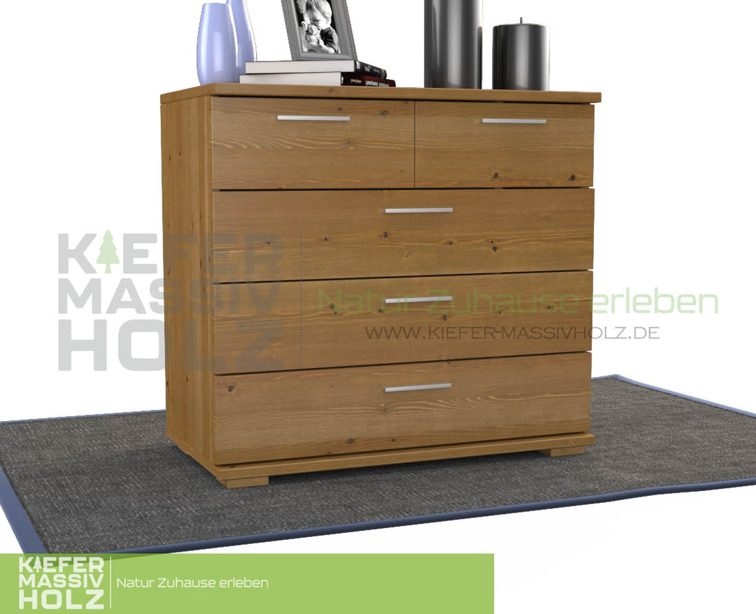 Nobis dresser sideboard | Sideboard | 5 drawers | 100% organic pine solid wood