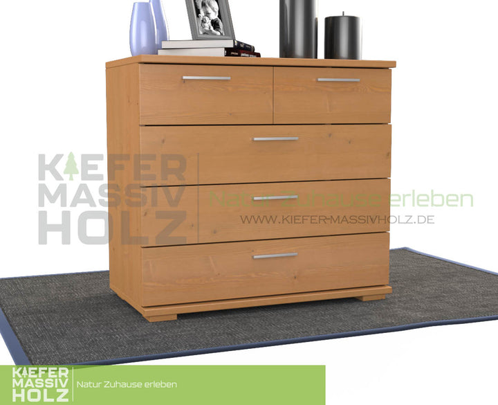 Nobis dresser sideboard | Sideboard | 5 drawers | 100% organic pine solid wood