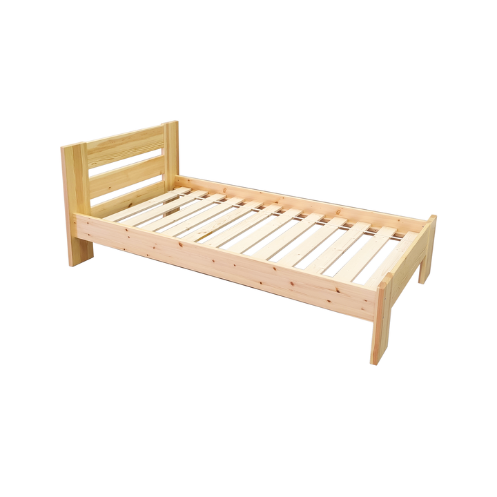 Nobis pine bed | solid wood | natural wood | 100% organic bed