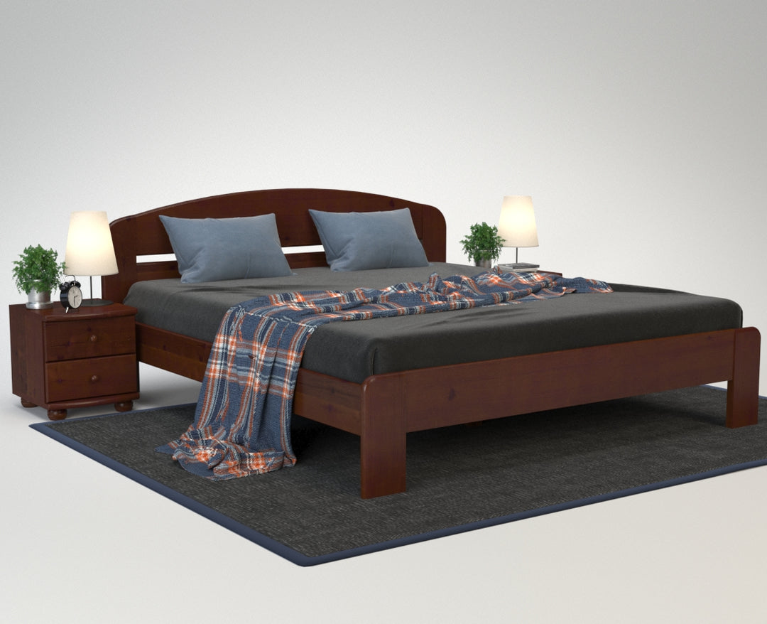 Anika Kieferbett | solid wood | natural wood | 100% organic bed