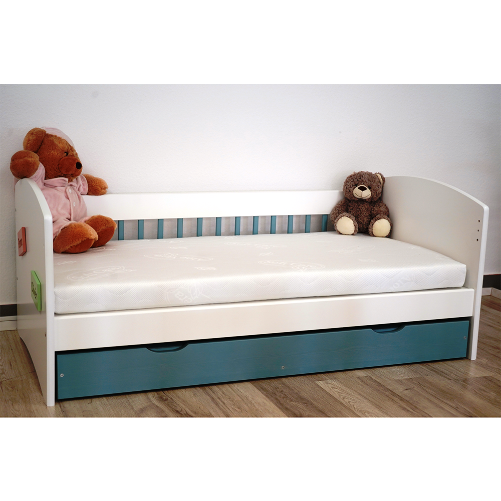 Dream Bio Babybett 70x140cm | Gitterbett | Massivholz | Naturholz | 100% Bio-Bett