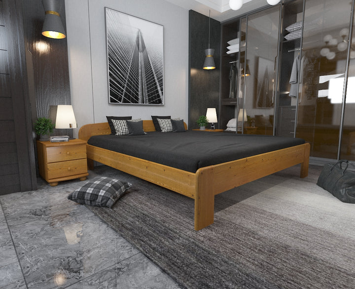Claudia Kieferbett | solid wood | natural wood | 100% organic bed