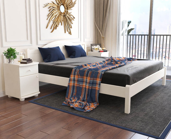 Emilia pine bed | solid wood | natural wood | 100% organic bed