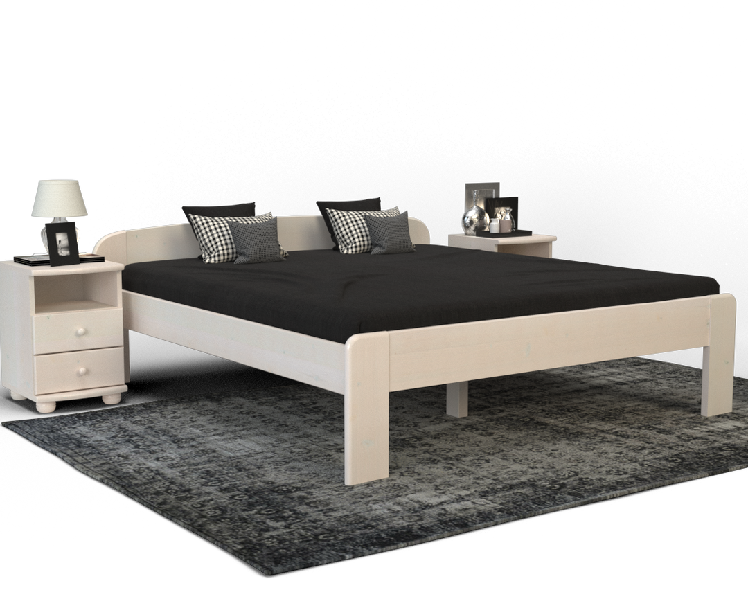 Eve pine bed | solid wood | natural wood | 100% organic bed