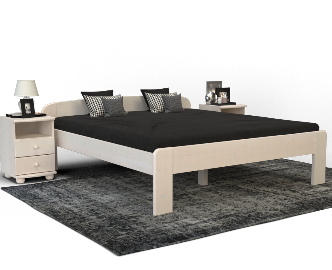 Eve pine bed | solid wood | natural wood | 100% organic bed