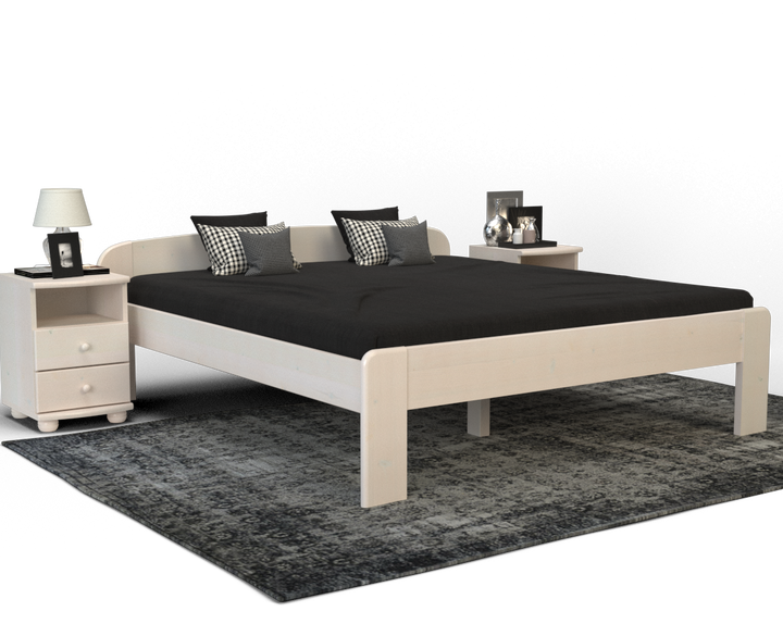 Eve pine bed | solid wood | natural wood | 100% organic bed