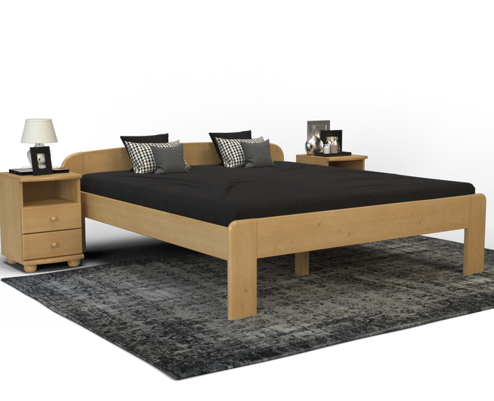 Eve pine bed | solid wood | natural wood | 100% organic bed