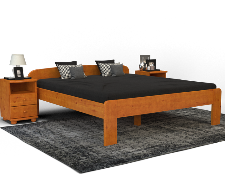 Eve pine bed | solid wood | natural wood | 100% organic bed
