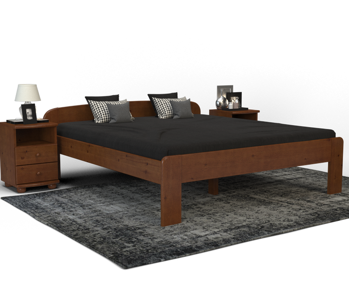 Eve pine bed | solid wood | natural wood | 100% organic bed