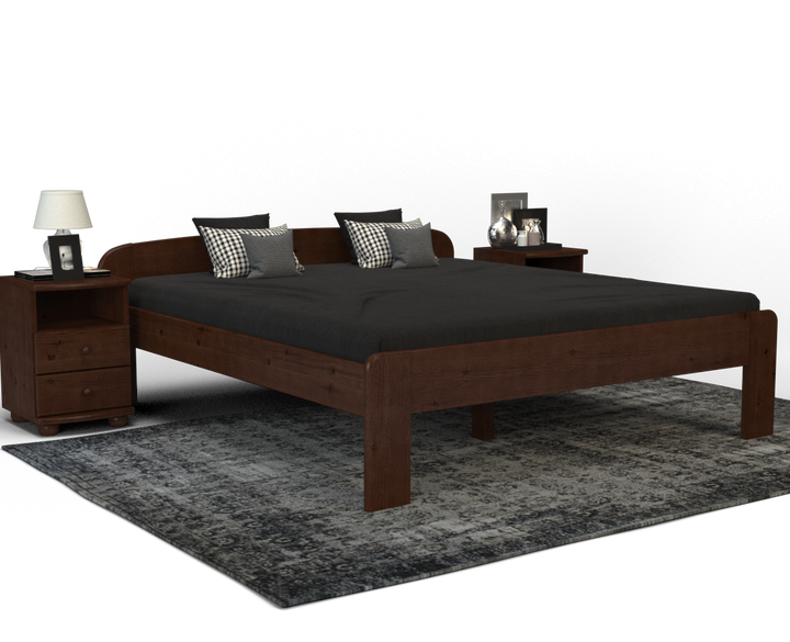 Eve pine bed | solid wood | natural wood | 100% organic bed