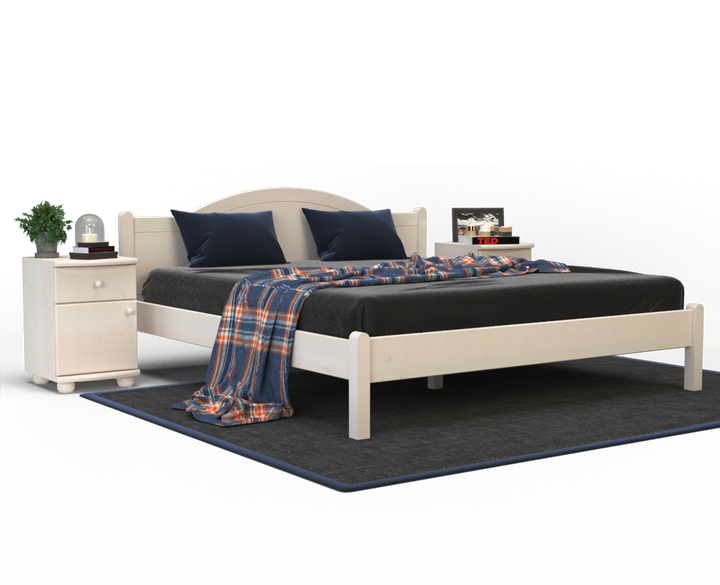 Emilia pine bed | solid wood | natural wood | 100% organic bed