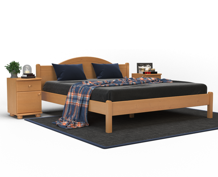 Emilia pine bed | solid wood | natural wood | 100% organic bed