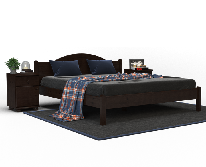 Emilia pine bed | solid wood | natural wood | 100% organic bed