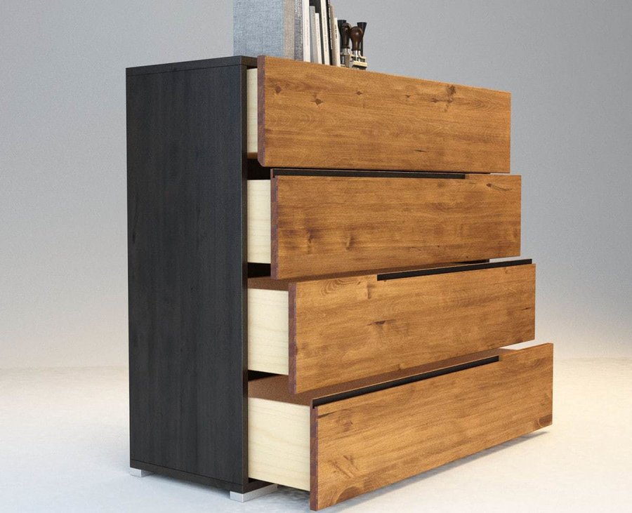Anika solid pine chest of drawers | 6 drawers | 100% organic pine