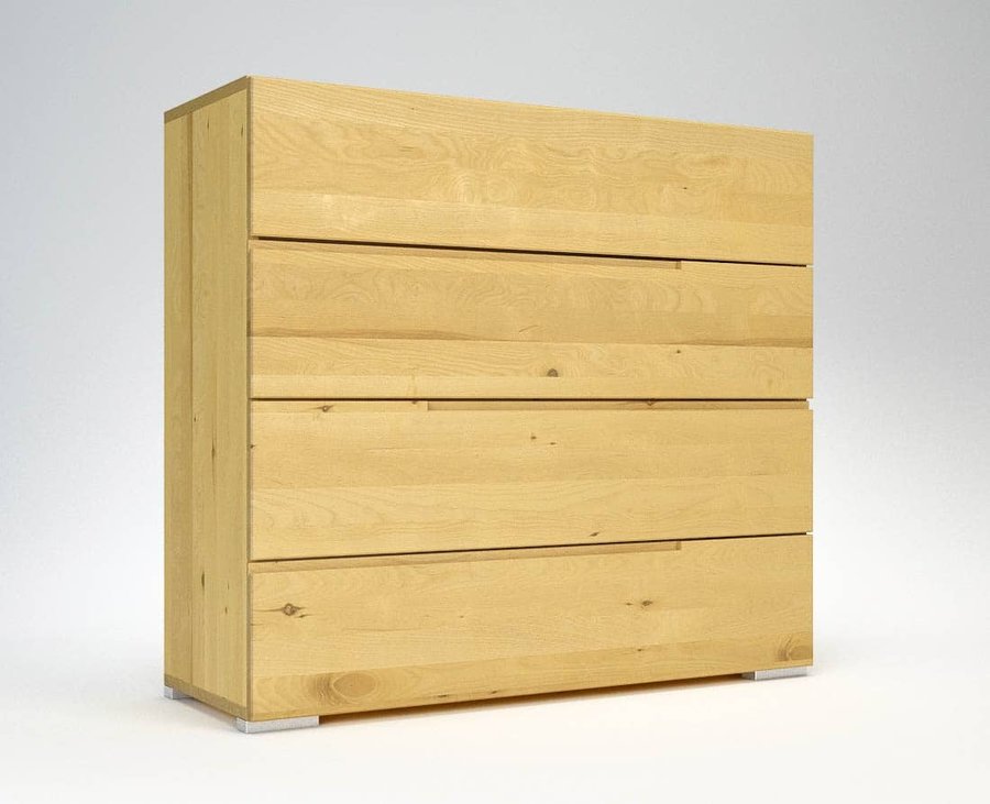 Anika solid pine chest of drawers | 6 drawers | 100% organic pine