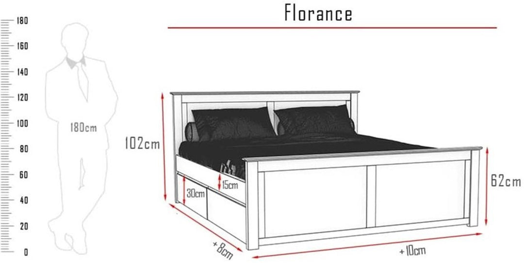 Anika solid pine chest of drawers | 6 drawers | 100% organic pine