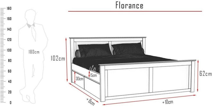 Anika solid pine chest of drawers | 6 drawers | 100% organic pine