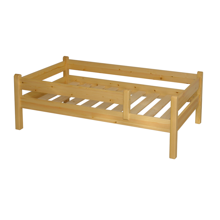 Markus cot 80x160cm | pine solid wood | natural wood | 100% organic bed